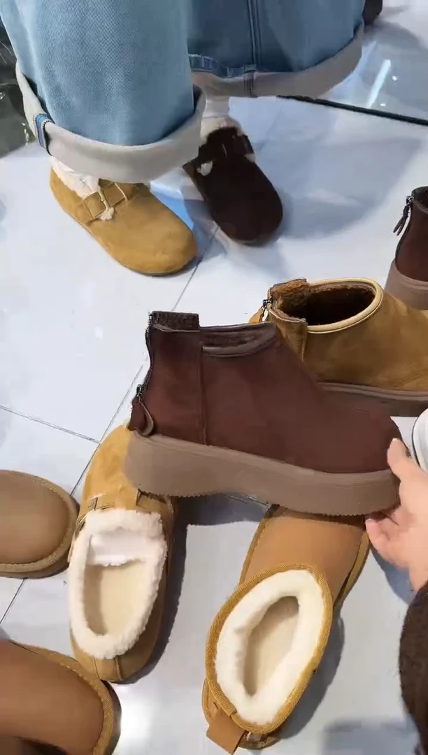 板鞋小短靴 K 26 棕色37 码