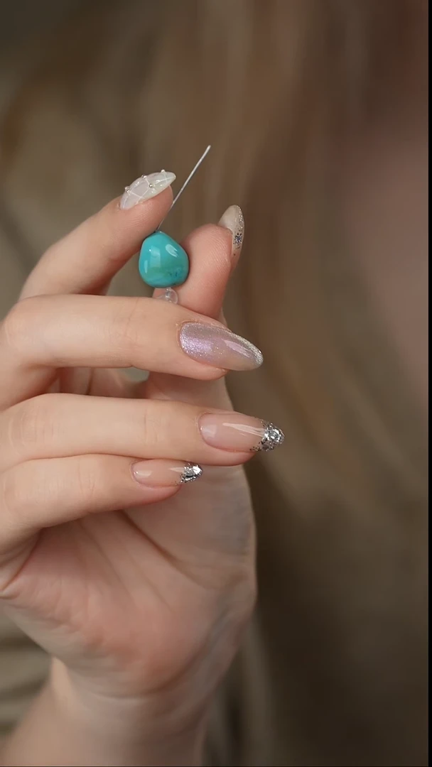 【闪购商品】绿松石配饰未镶嵌E06（多样性发一件）