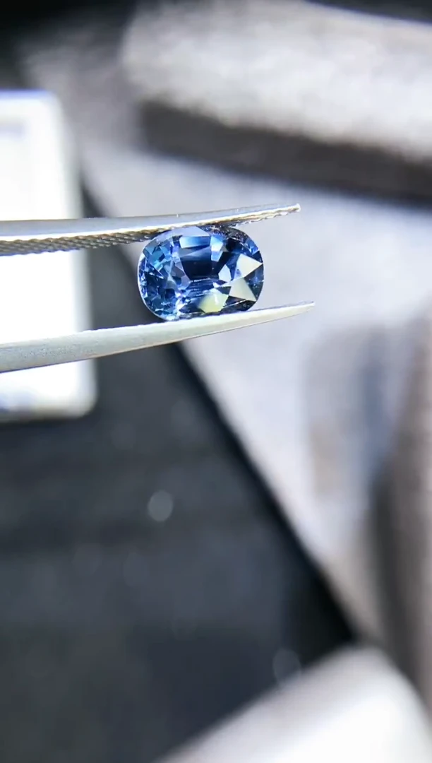 【闪购商品】定制尖晶石定制未镶嵌1.68克拉钴尖晶缅甸吉尔德