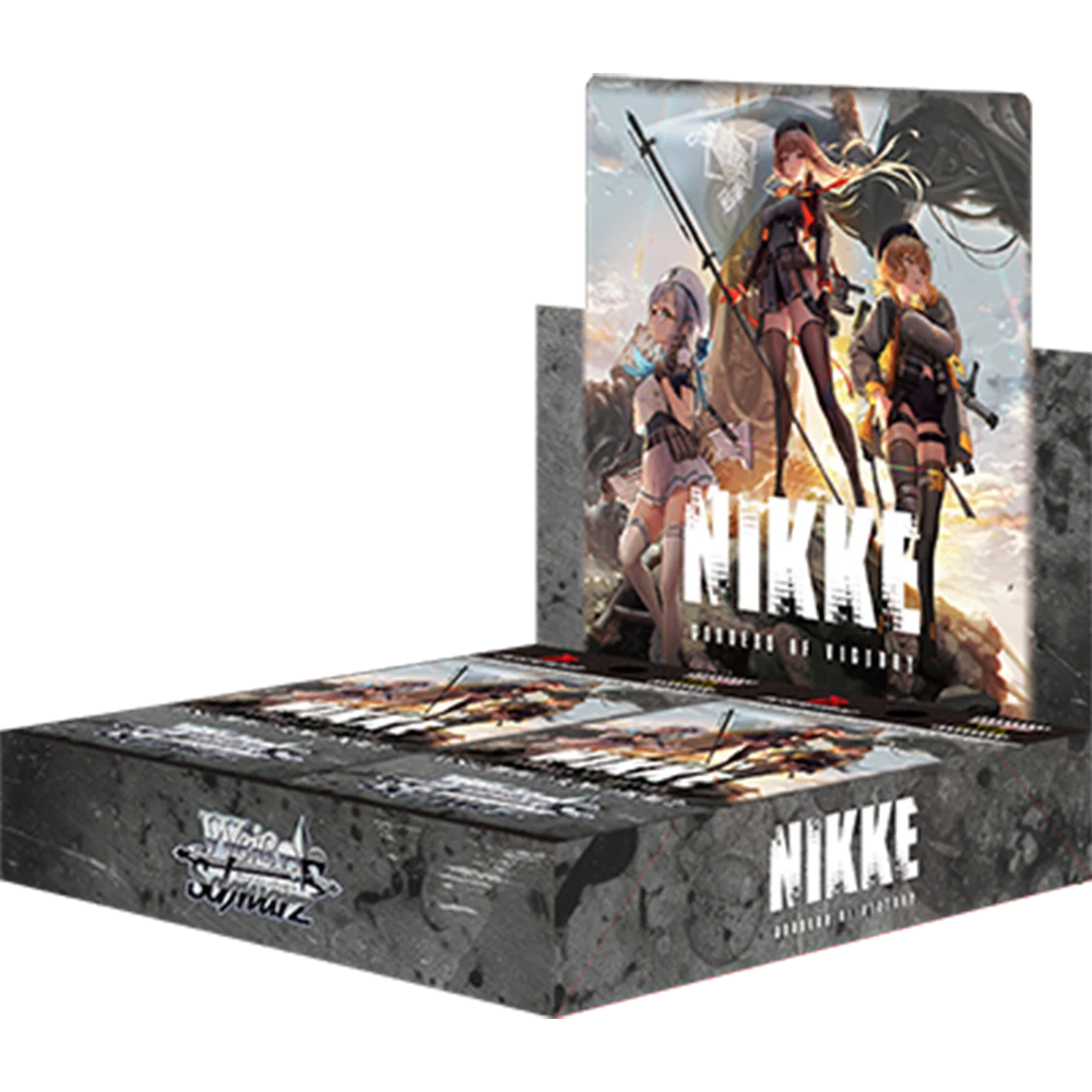 【初版】WS胜利女神NIKKE妮姬黑白双翼卡牌补充包原箱拆卡盲盒拆盒】
