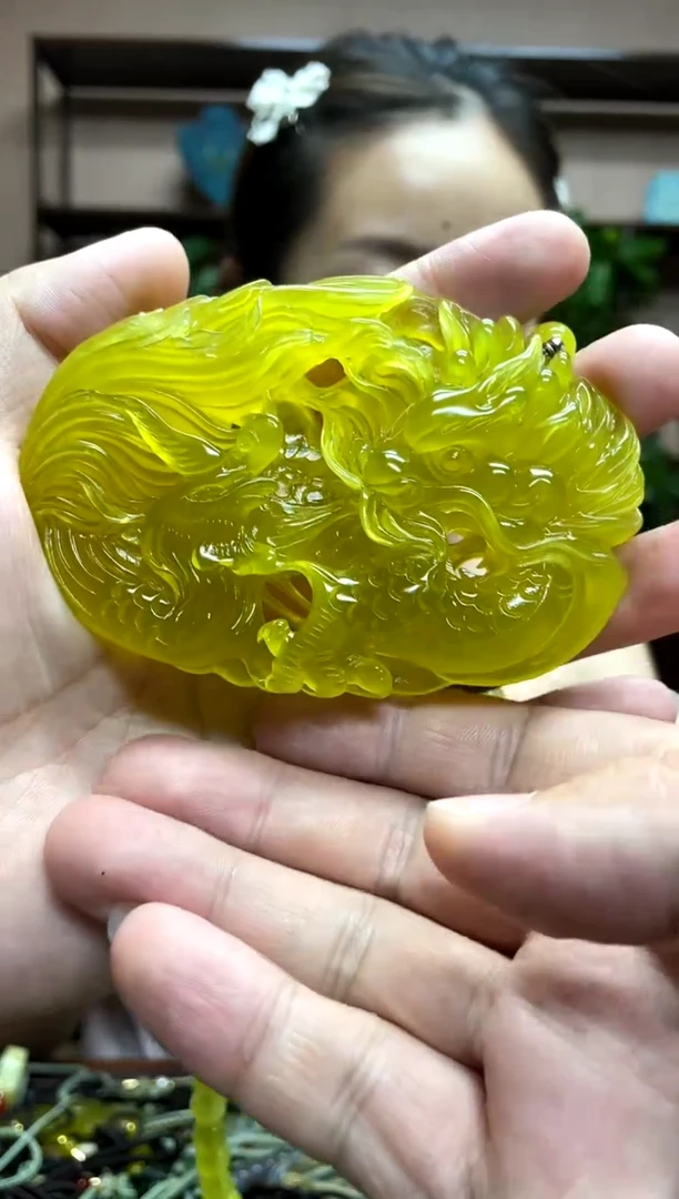 岫玉未镶嵌吊坠绿*·