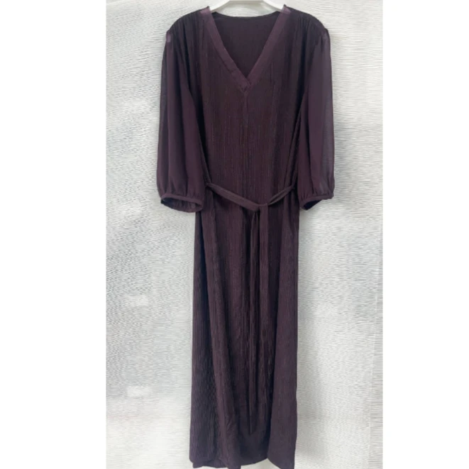 水墨佳人夏季新款桑蚕丝真丝气质轻奢女装连衣裙82501273