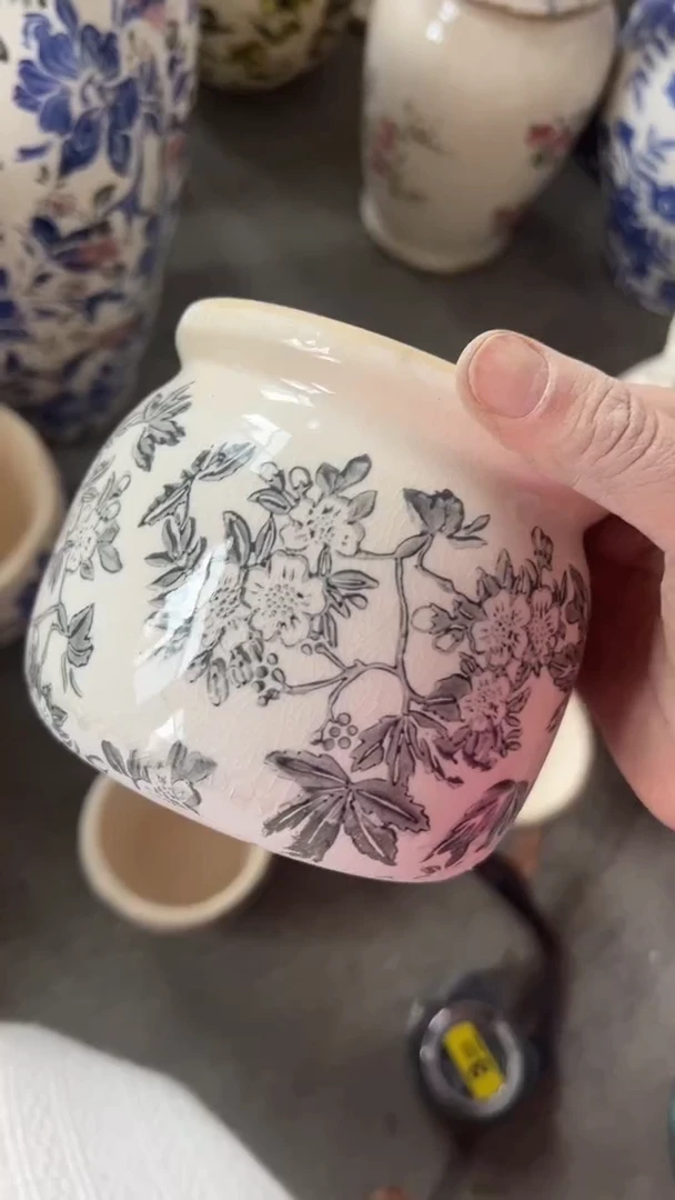 【闪购商品】陶瓷花盆9.5CM内口9CM