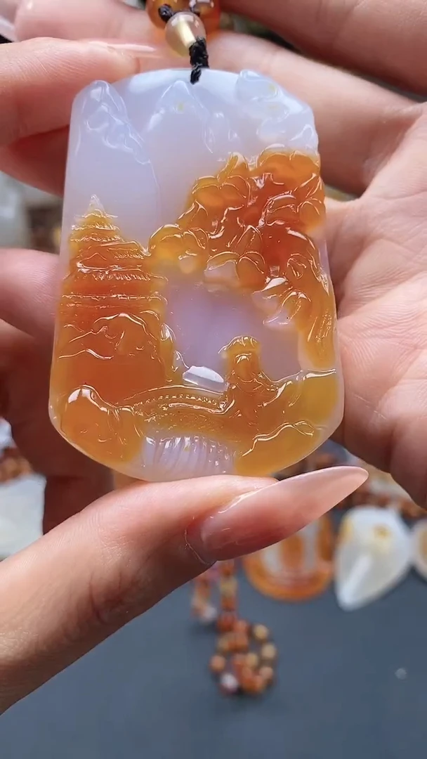【闪购商品】玛瑙/玉髓颈饰未镶嵌dd