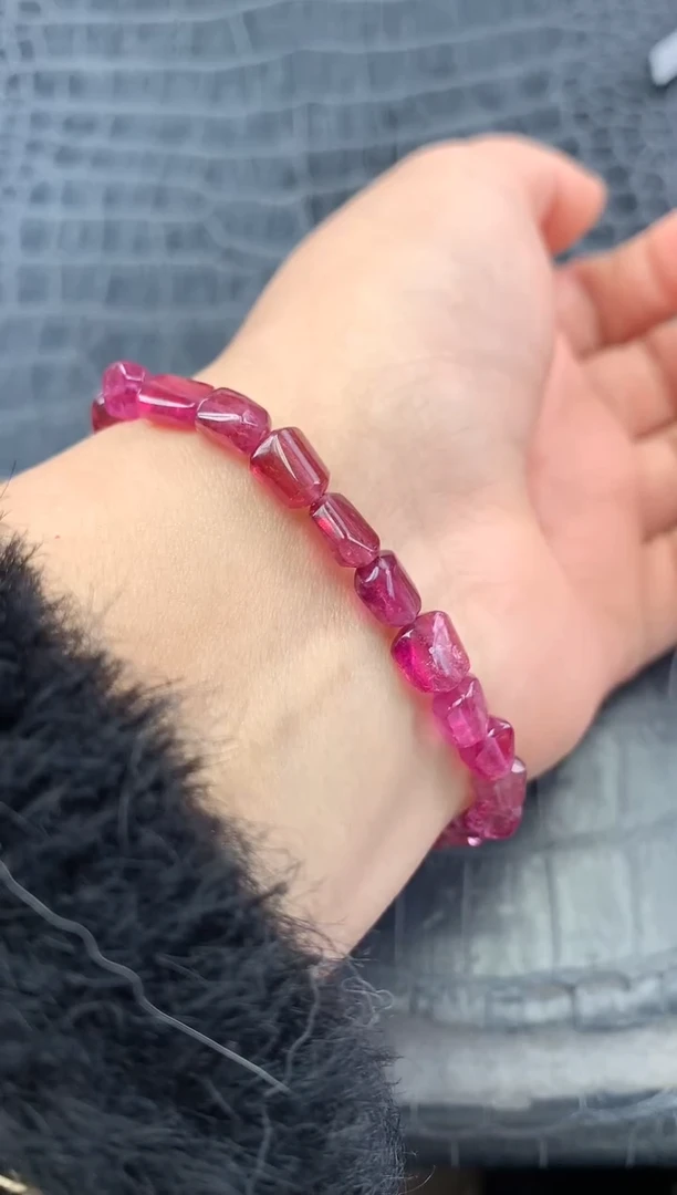 未镶嵌手串碧玺多样性发一条