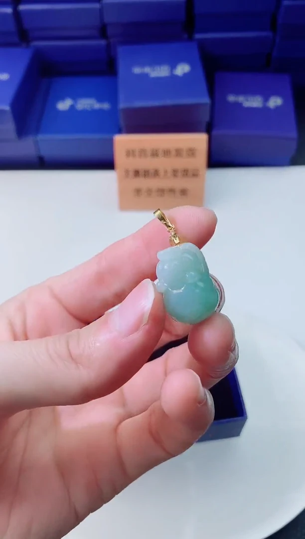 翡翠未镶嵌颈饰