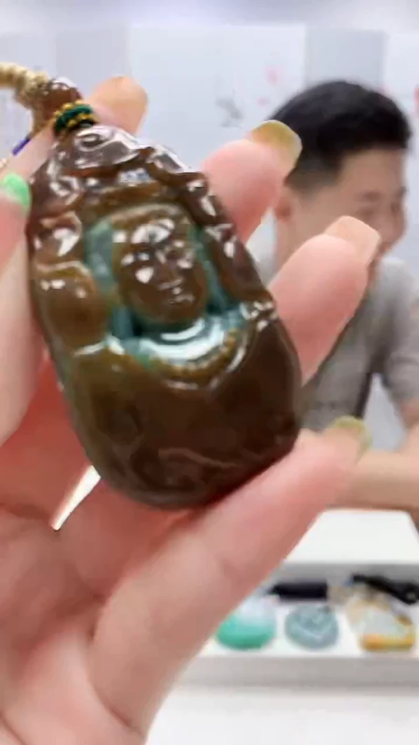 未镶嵌定制翡翠4917ry-毛货挂件21