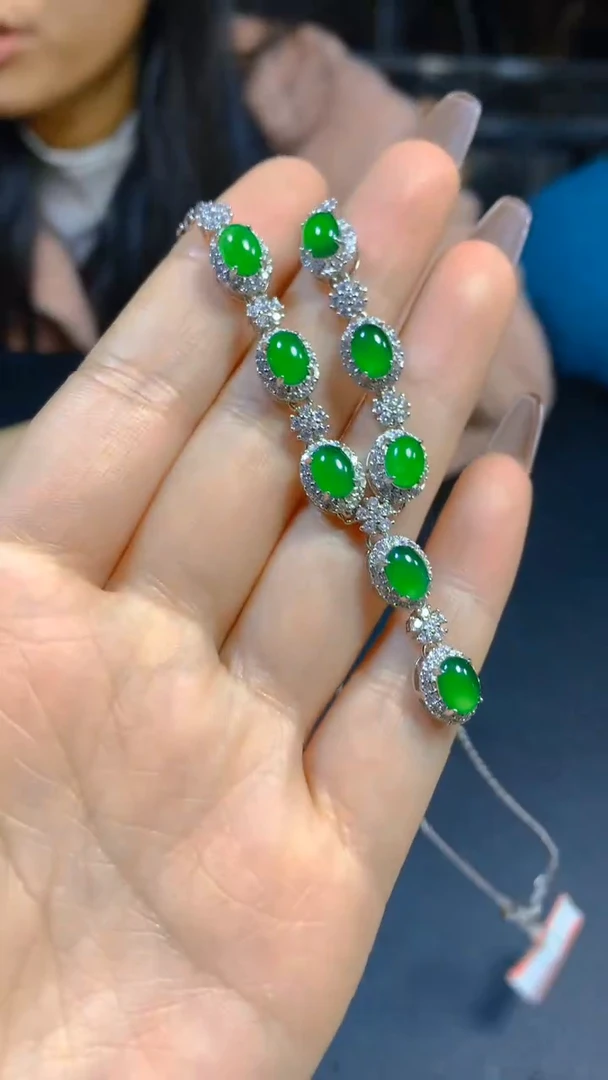 【闪购商品】翡翠套链未镶嵌0800073944多样性发一