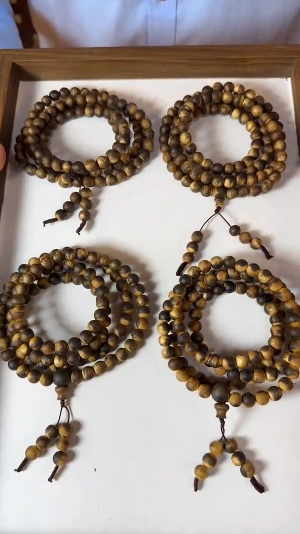 【闪购商品】沉香手串451024奇楠0.8花珠多样性发其一