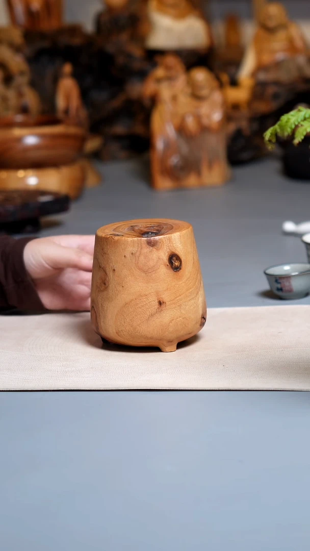 香樟木三足高墩8818