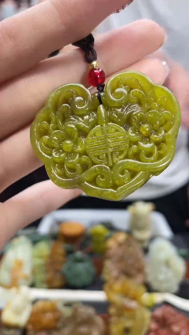 未镶嵌岫玉吊坠·多样性发*货拍一发一