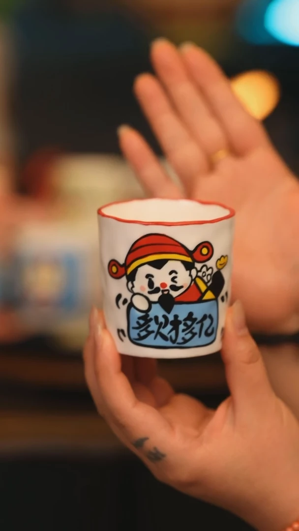 【闪购商品】摆件景德镇釉下彩绘设计师款式陶瓷