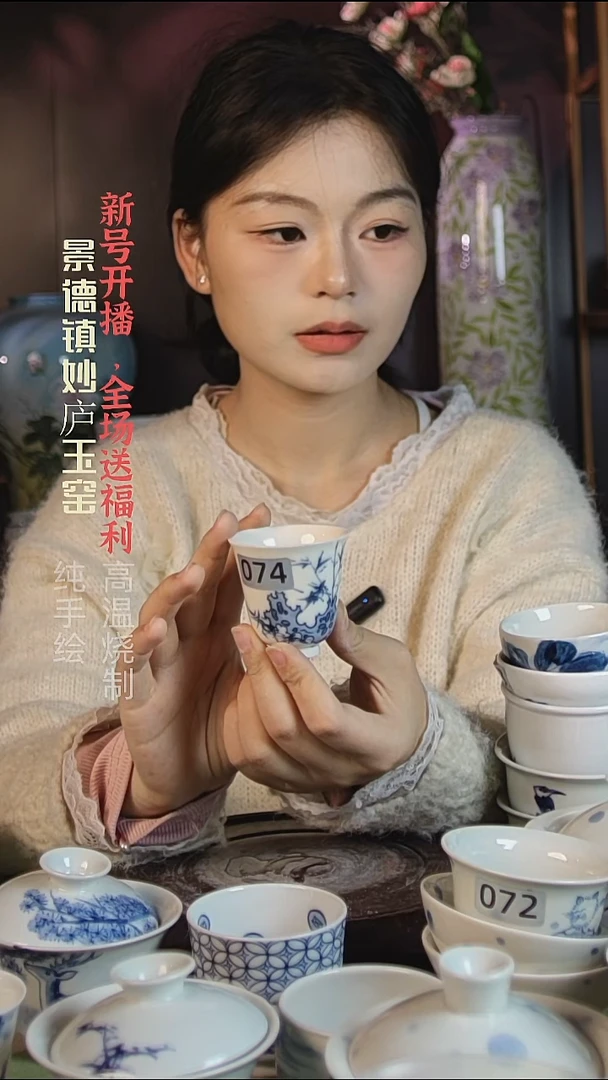 盘陶妙庐玉窑草木灰小闻香074微瑕