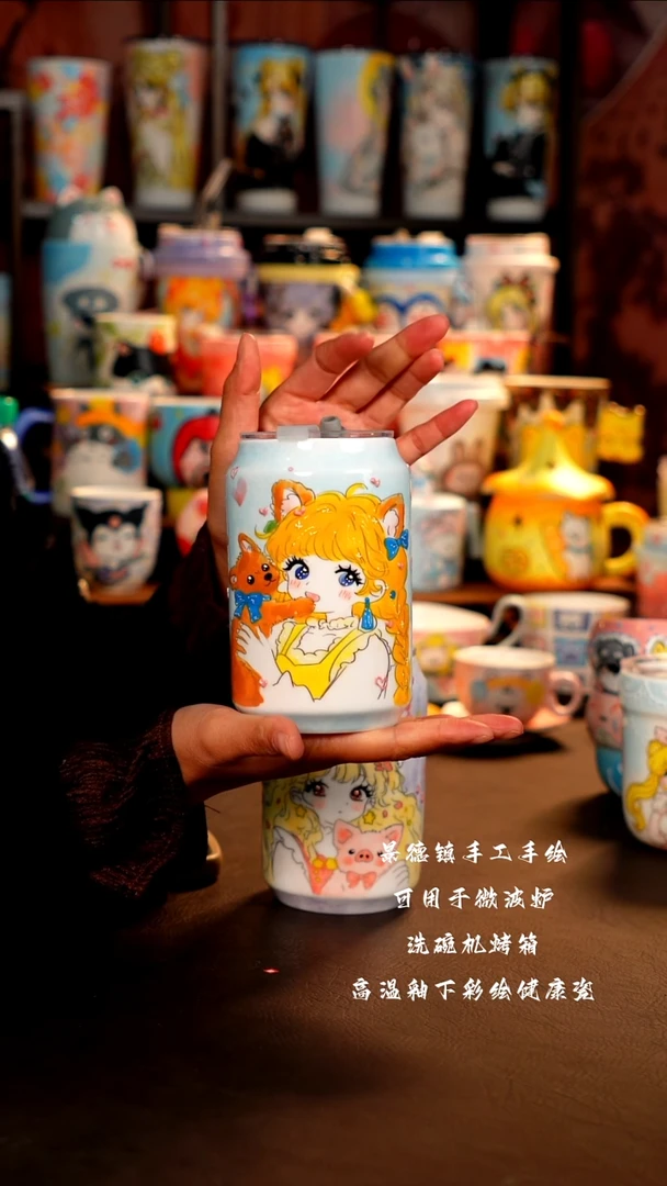 景德镇设计款手绘杯杯