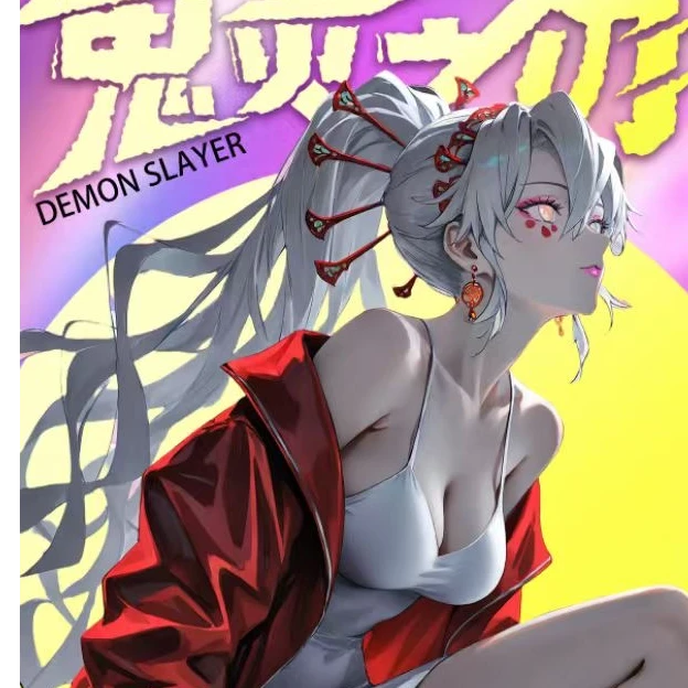 【拆包】夜刃文创 鬼灭之刃 女神篇 收藏色纸（代拆）