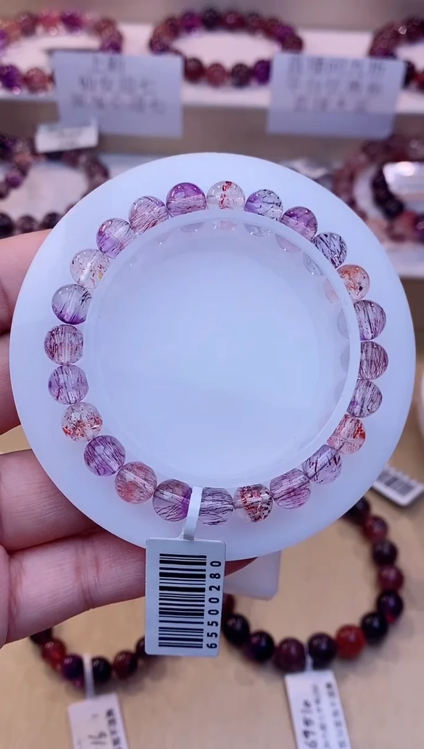 未镶嵌手串水晶仙女超七7m+