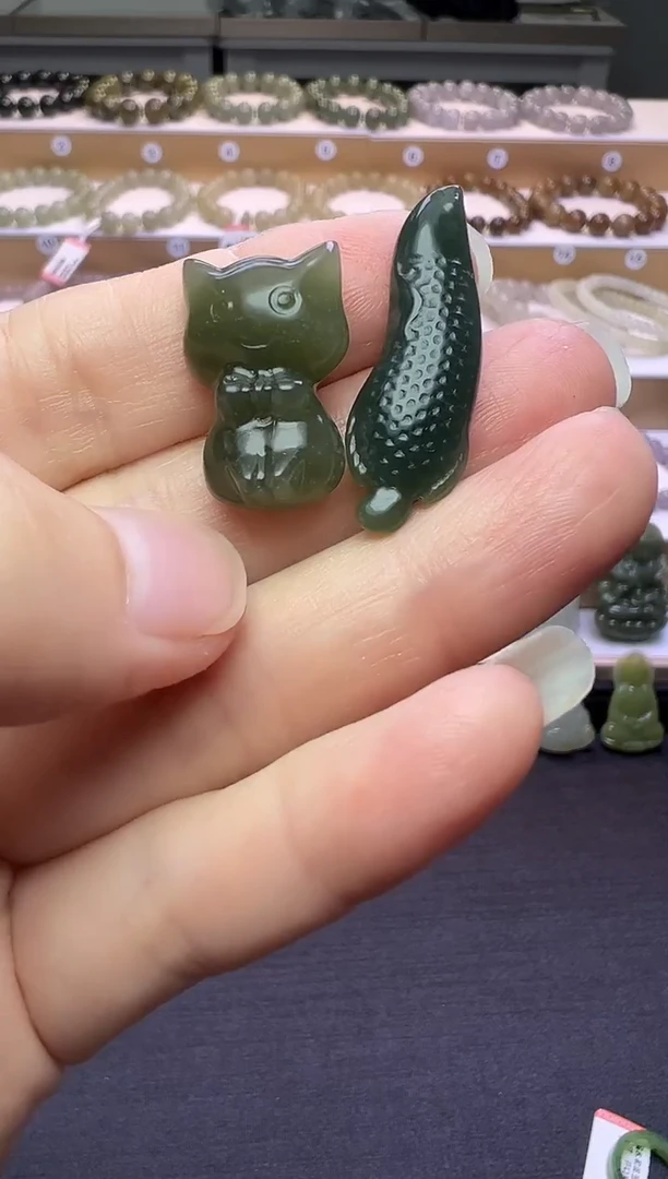 颈饰未镶嵌和田玉37号链接两个15米