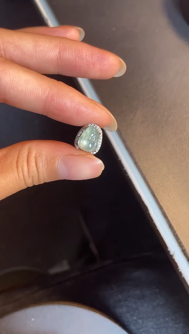 吊坠(不含链)银S925镶嵌翡翠1