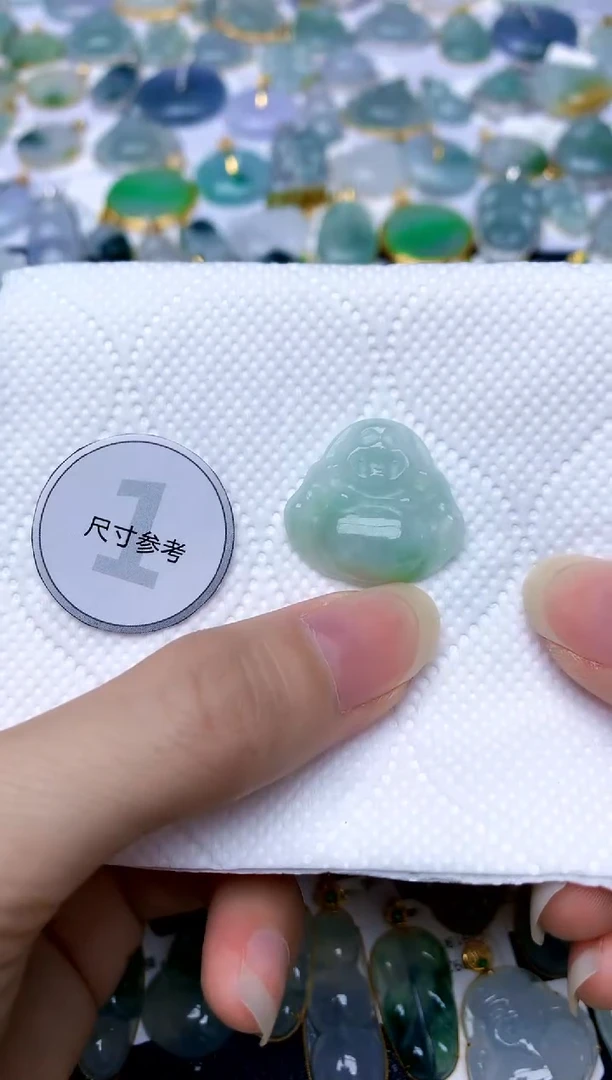 颈饰未镶嵌翡翠天然A货翡翠