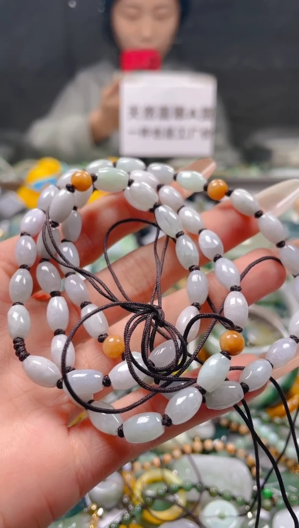 【闪购商品】翡翠颈饰未镶嵌/M/翡翠A货一图一物