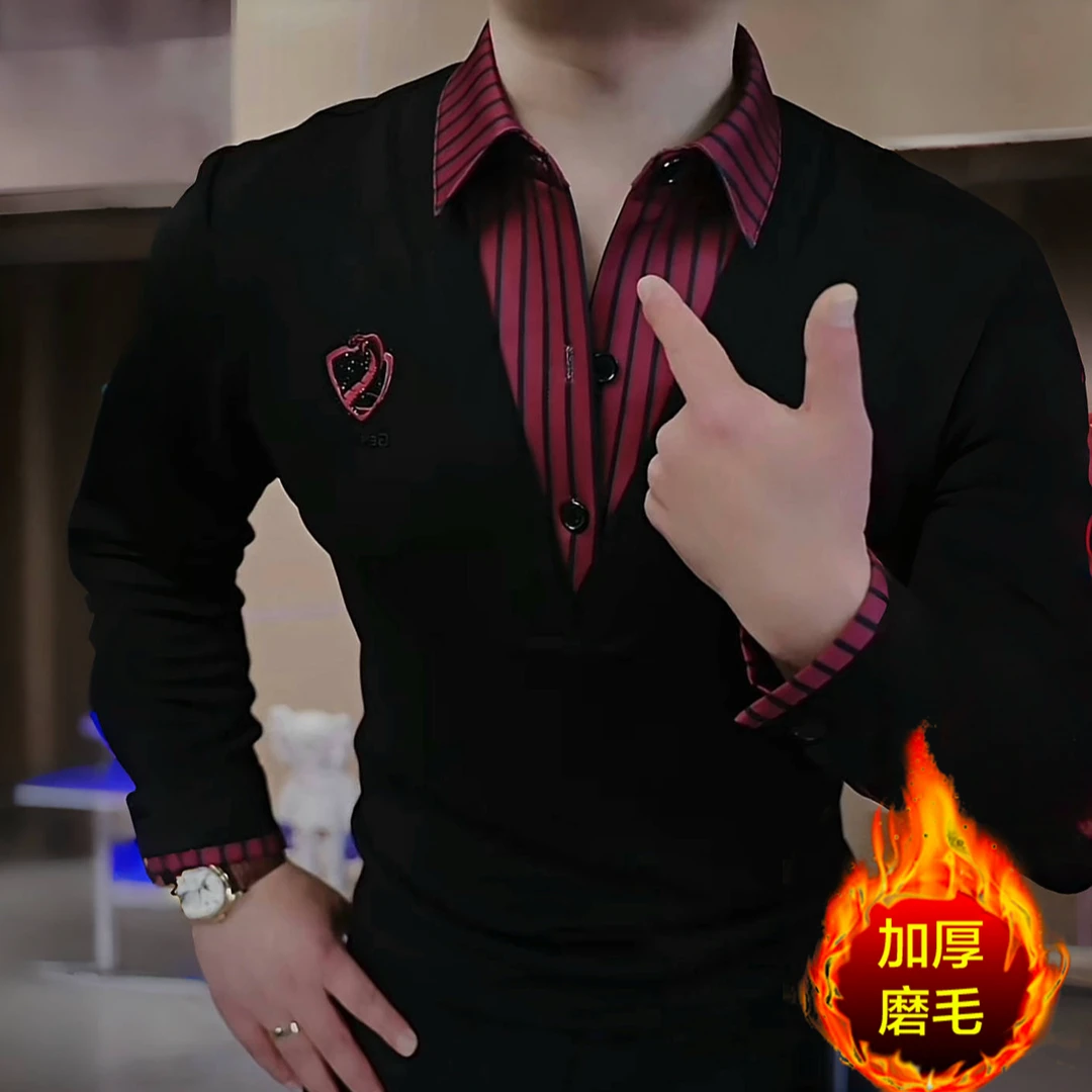 【蛇年限定】卫衣男士长袖时尚亲肤高密度御寒锁温轻奢加绒修身