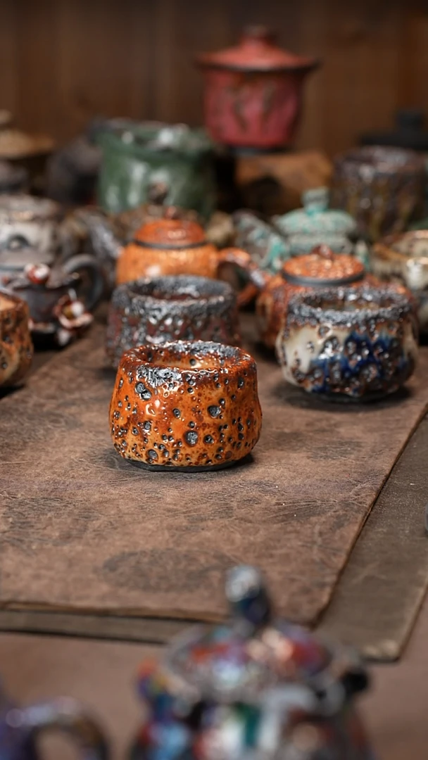 【闪购商品】景德镇柴烧志野杯