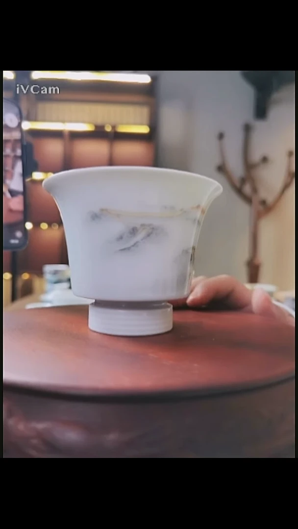 景德镇高柱长城马蹄杯