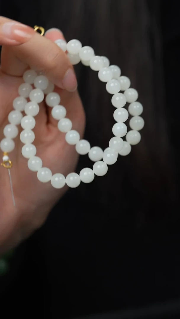 18K金镶嵌和田玉珠宝半成品H226（多样性发一件）