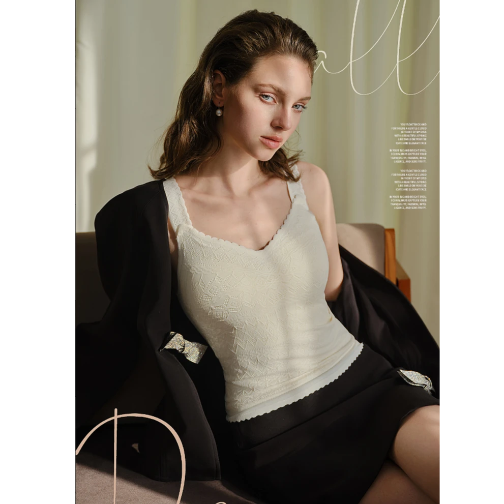 COCO BECCI 妖精可可-鎏金繁花背心吊带YT24MW510002