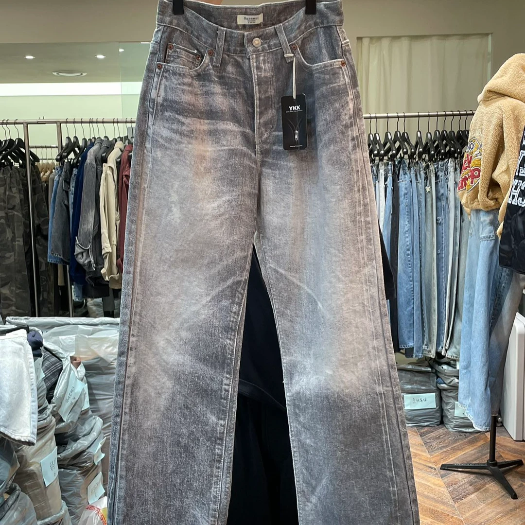 韩国东大门正品代购，GAR灰牛仔裤（bu tui bu huan）