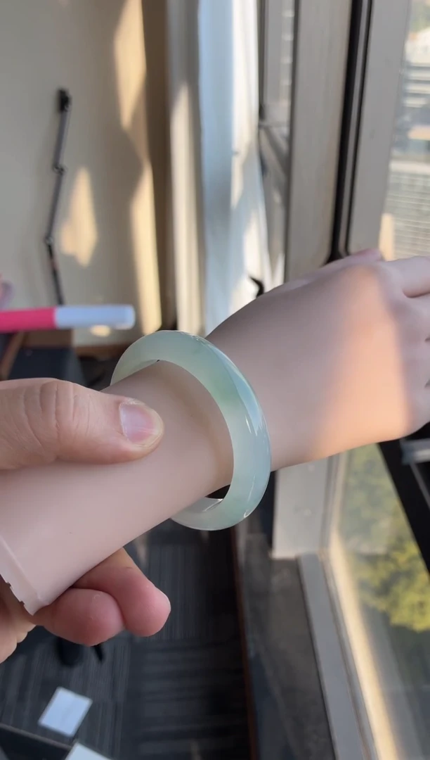 未镶嵌手镯翡翠95号52.9*13*8.8正圈