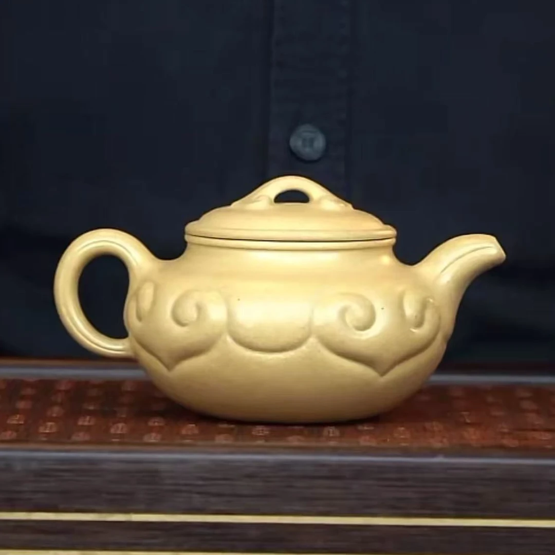 ZFF本绿[仿古如意200CC]宜兴手工紫砂壶