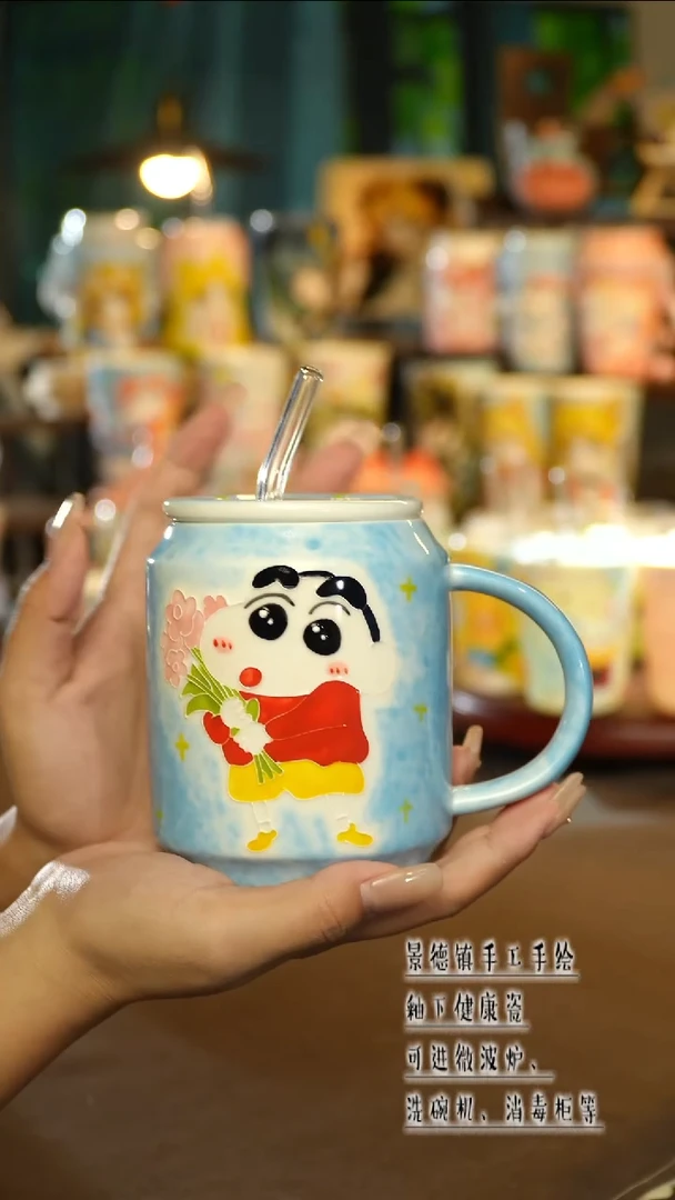 景德镇陶瓷手工手绘A572