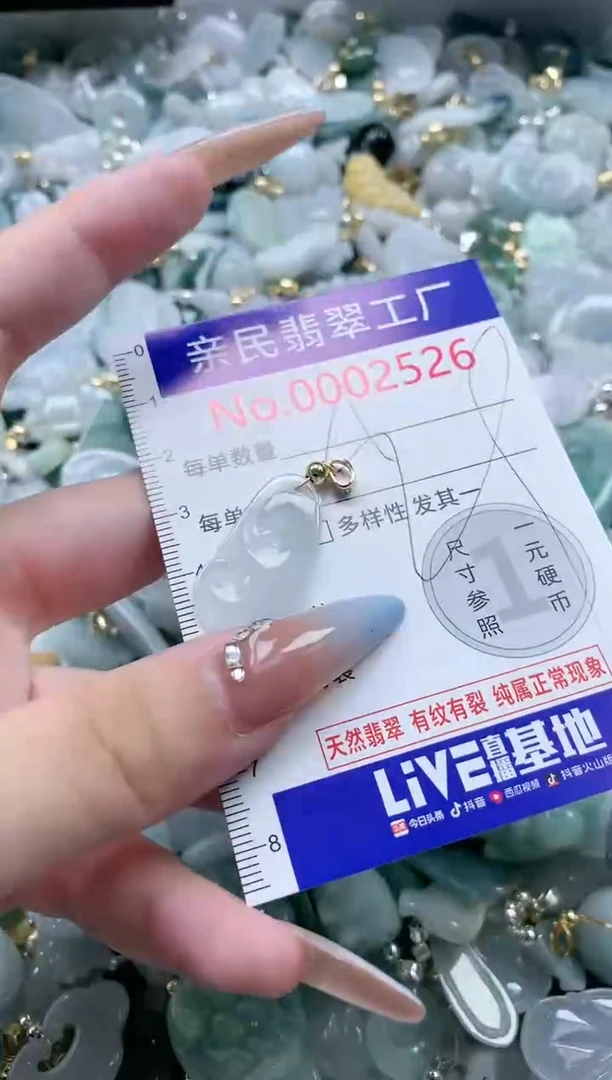 翡翠未镶嵌吊坠(不含链)2526