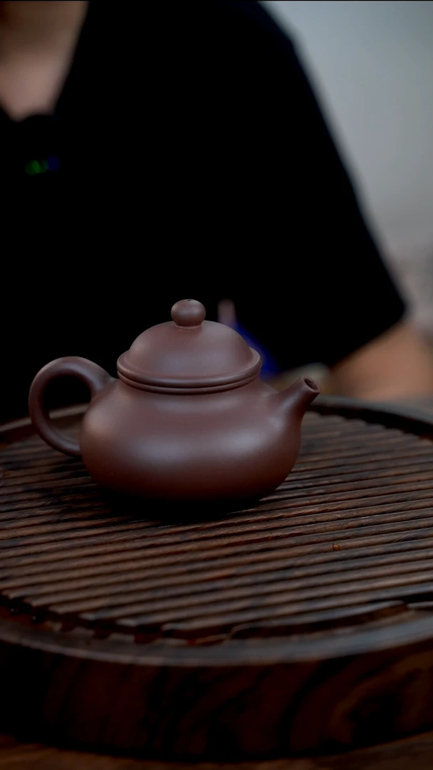 茶壶紫砂古法柴窑烧 0添加民间艺人精工半手（检测加60）本山底槽清