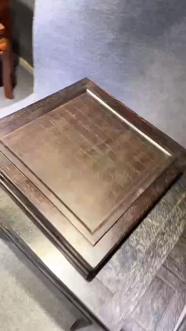 香榧木紫檀拆件雕刻板以直播间实物为准微瑕老物件