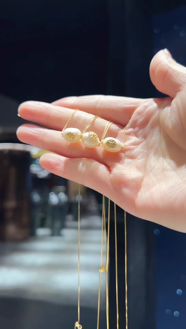 【闪购商品】淡水珍珠颈饰银S925镶嵌55】多样性发其一