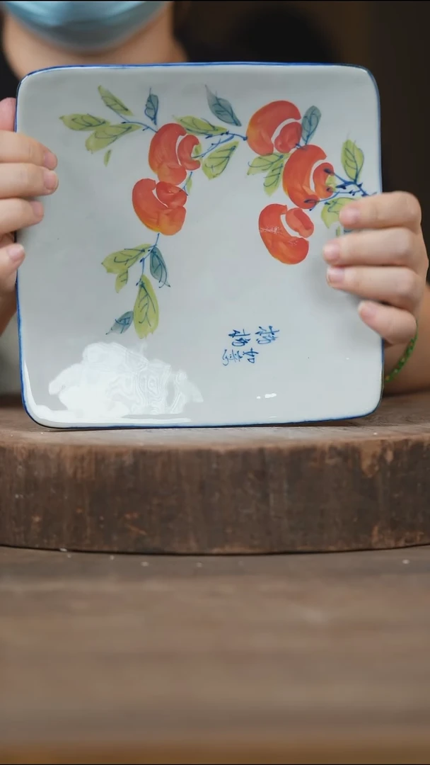 瓷片景德镇高温釉下彩（食品级）