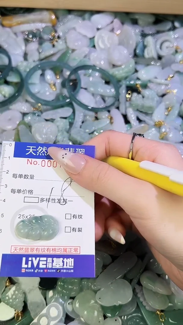 【闪购商品】翡翠颈饰未镶嵌天然翡翠A货