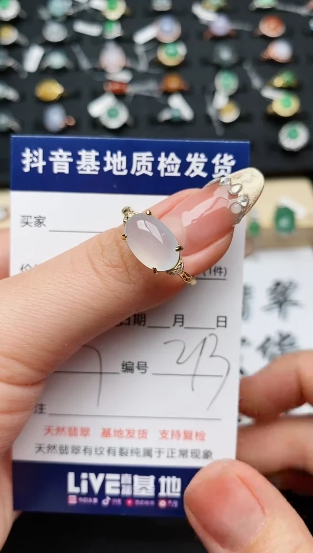 【闪购商品】翡翠戒指银S925镶嵌..........