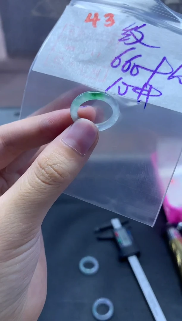 未镶嵌定制翡翠戒圈10#670毛货需精细抛光