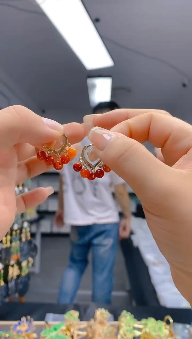 【闪购商品】翡翠耳饰合金68翡翠耳包