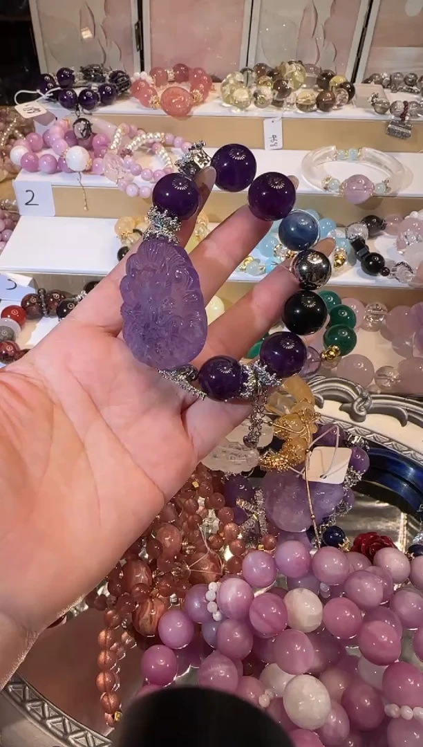 未镶嵌手链水晶多样性发一