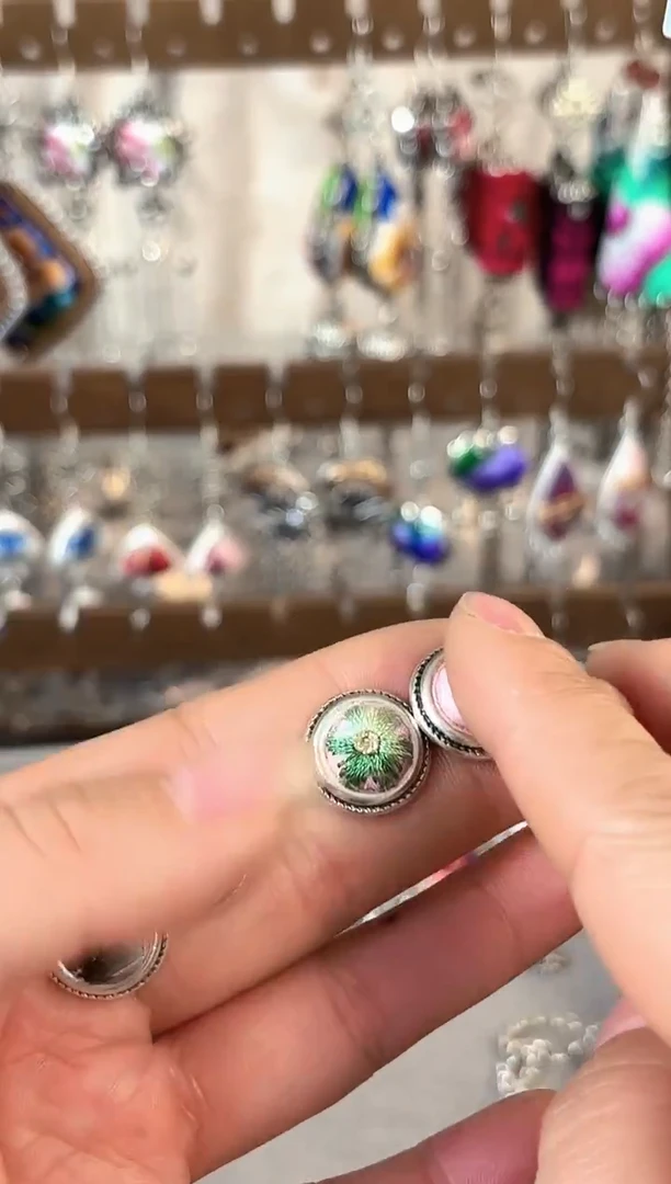 彩云南阁非遗老绣苗银饰品166