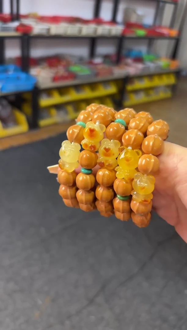 菩提根/象牙果吊坠12mm猴头鲨鱼背小熊单圈