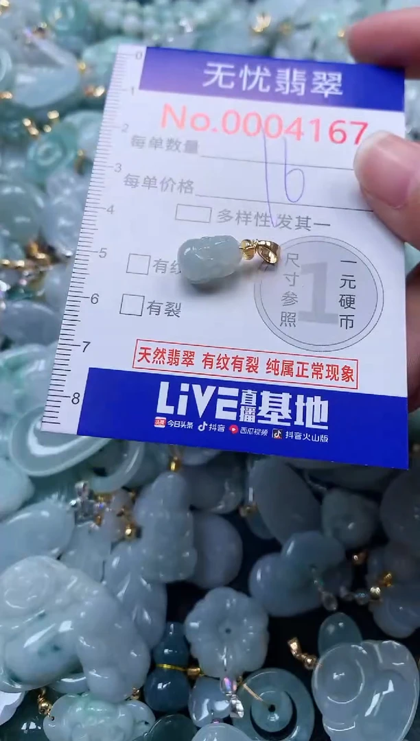 颈饰未镶嵌翡翠4167