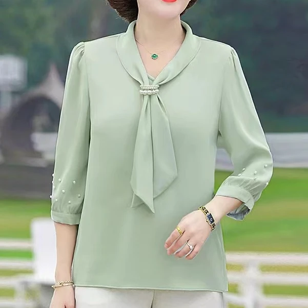 【桃姐宠粉】M973女装体恤气质时尚秋季休闲百搭T恤