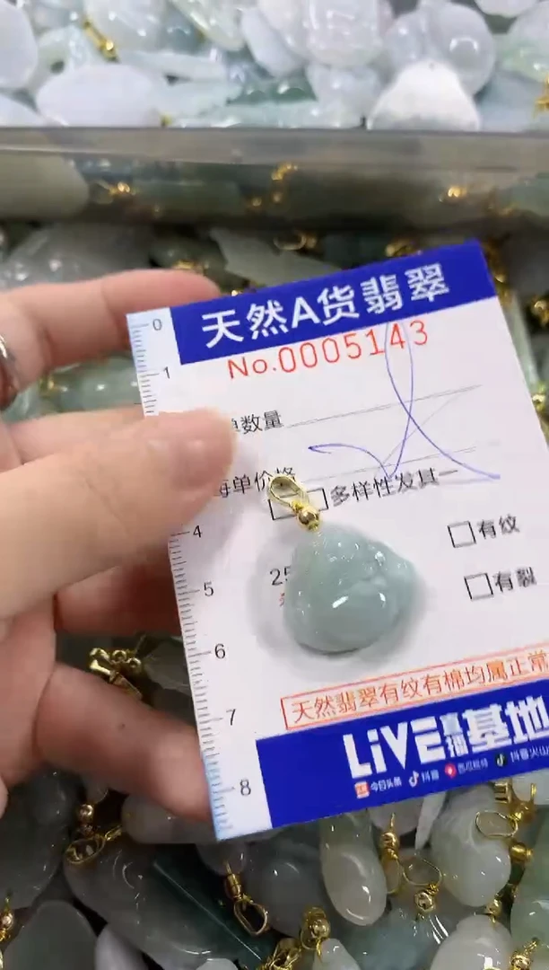 颈饰未镶嵌翡翠天然A货翡翠