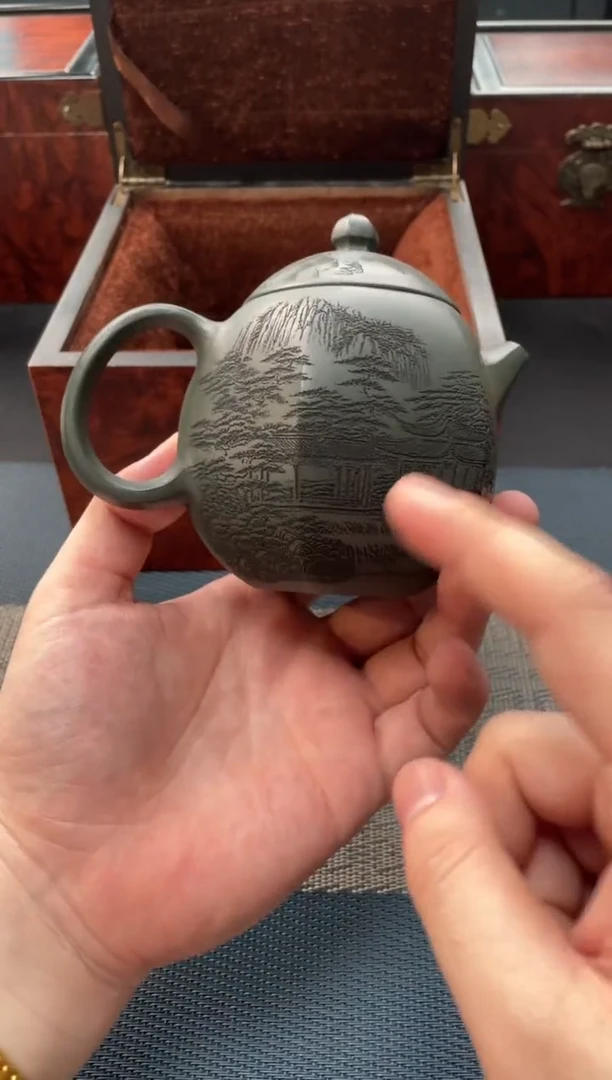 茶壶紫砂49 宜兴原矿紫砂