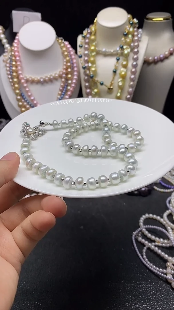 淡水珍珠未镶嵌颈饰多人